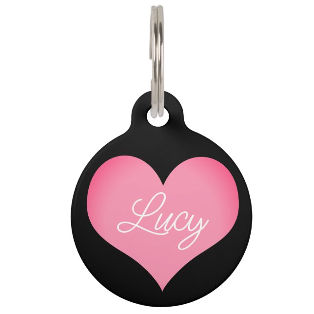Round-Pet-Tag Haustiermarke (Vorderseite)