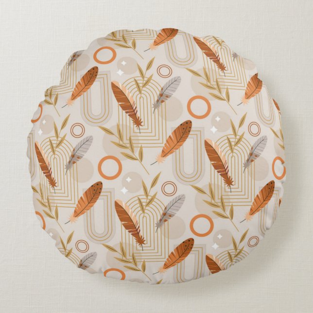 Round Pillow Design  Rundes Kissen (Vorderseite)