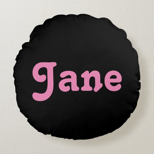 Round Pillow Jane Rundes Kissen (Vorderseite)
