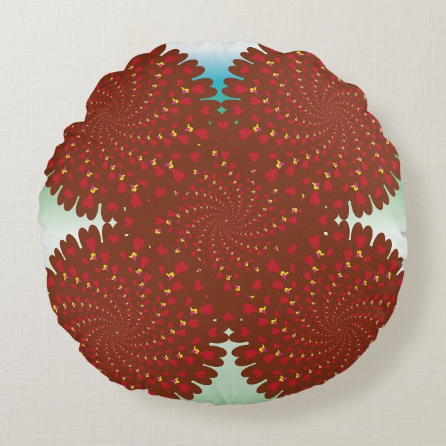 Round Pillow Rundes Kissen (Vorderseite)
