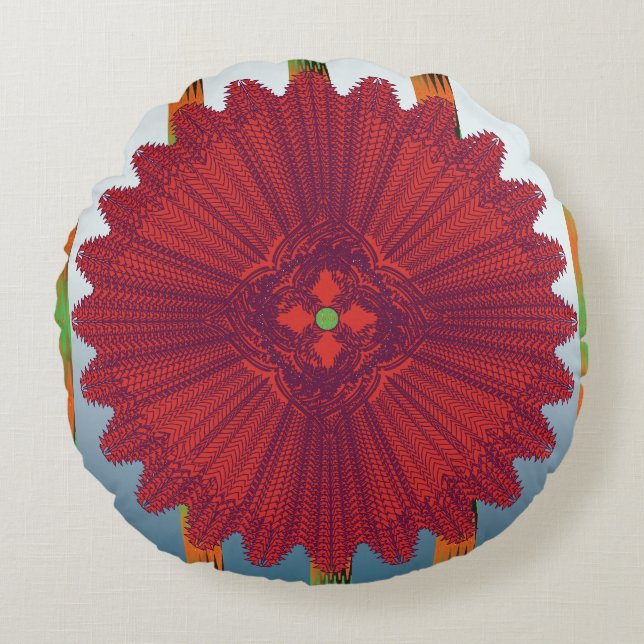 Round Pillow Rundes Kissen (Vorderseite)
