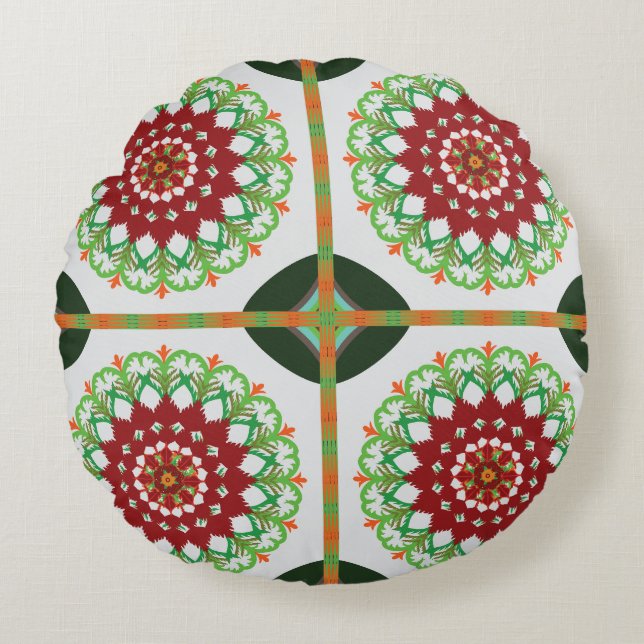 Round Pillow Rundes Kissen (Vorderseite)