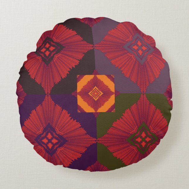 Round Pillow Rundes Kissen (Vorderseite)