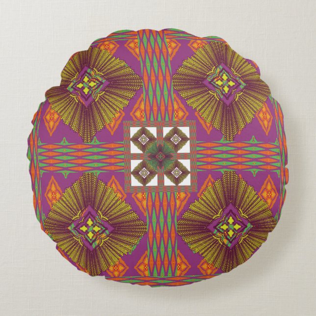 Round Pillow Rundes Kissen (Vorderseite)