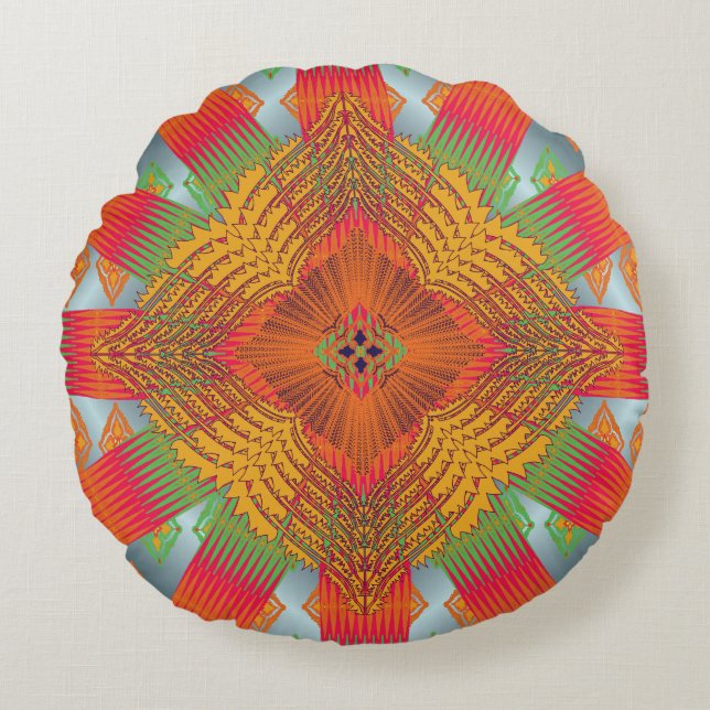 Round Pillow Rundes Kissen (Vorderseite)