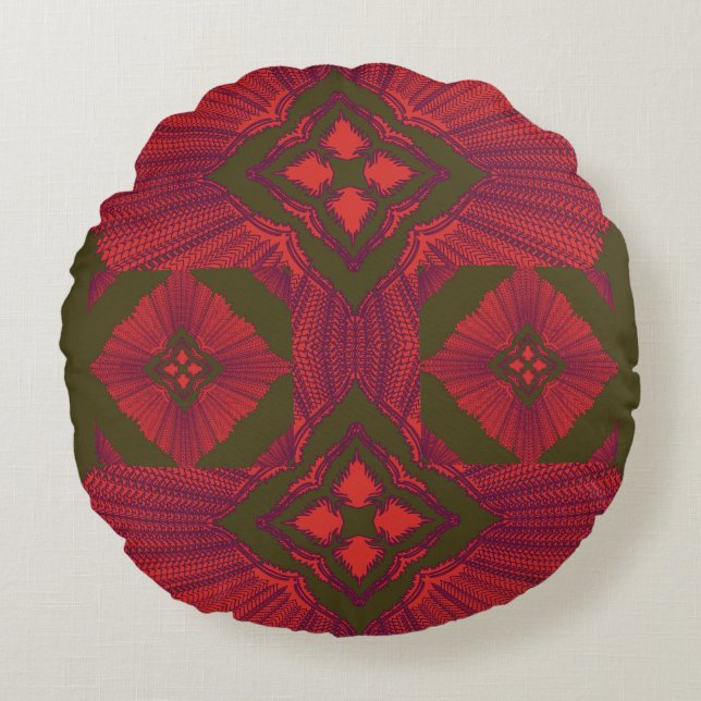 Round Pillow Rundes Kissen (Vorderseite)