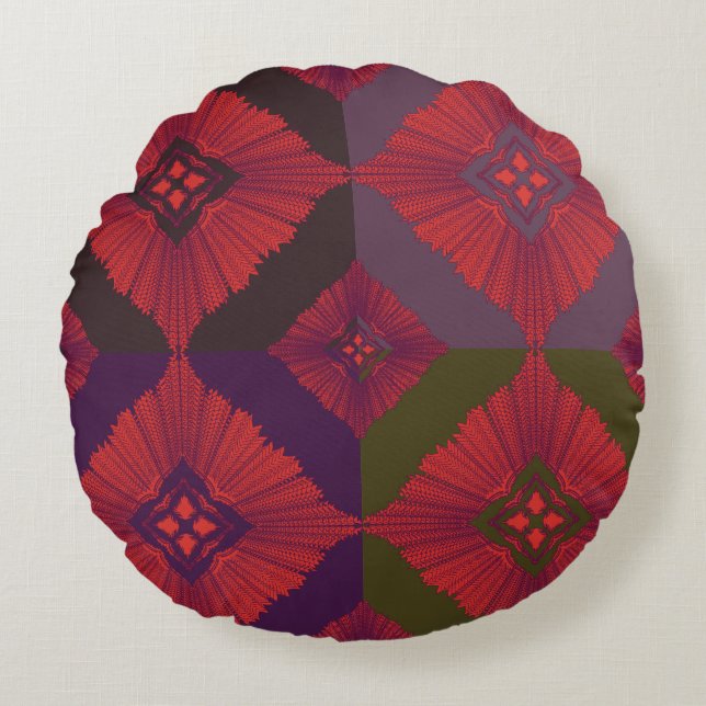 Round Pillow Rundes Kissen (Vorderseite)