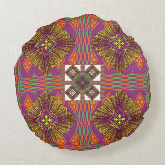 Round Pillow Rundes Kissen (Rückseite)