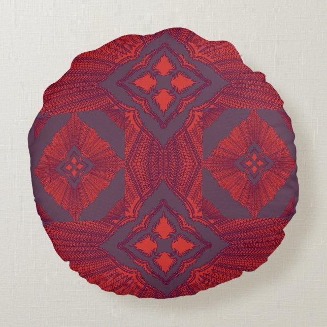 Round Pillow Rundes Kissen (Rückseite)