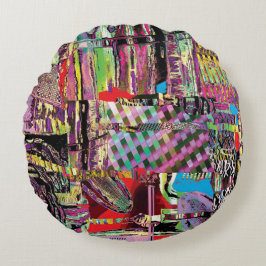 Round Pillow – Urban Fractals Rundes Kissen