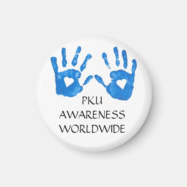 ROUND PKU AWARENESS Magazin Magnet (Vorne)