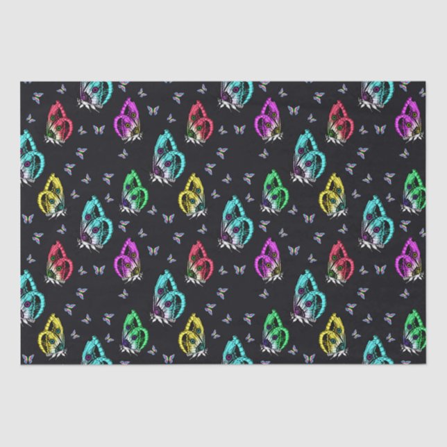 Round Pouf Seidenpapier (Vorderseite)