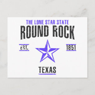 Round Rock Postkarte
