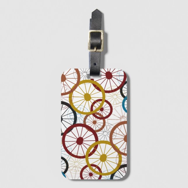 Round & Round Gepäckanhänger (Vorderseite Vertikal)