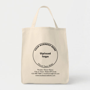 Round Shape Business Brand auf der Tote Bag Tragetasche