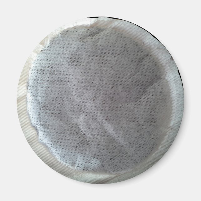 Round Teabag Novelty Kühlschrankmagnet (Vorne)