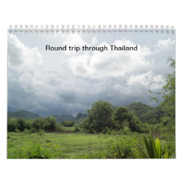 Round trip trough Thailand Kalender