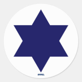Roundel-Aufkleber der israelischen Luftwaffe Runder Aufkleber