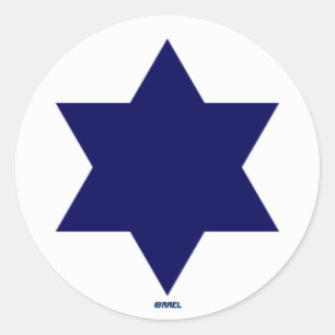 Roundel-Aufkleber der israelischen Luftwaffe Runder Aufkleber