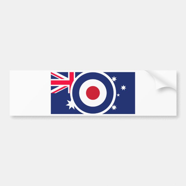 Roundel Australien Ziel-Roller-Art Autoaufkleber (Vorne)