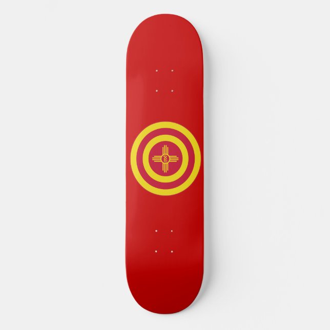 Roundel de Albuquerque Skateboard (Vorderseite)