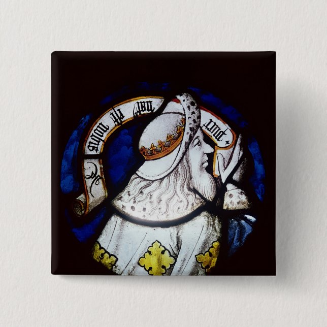 Roundel des Prophets Jesaja Button (Vorderseite)
