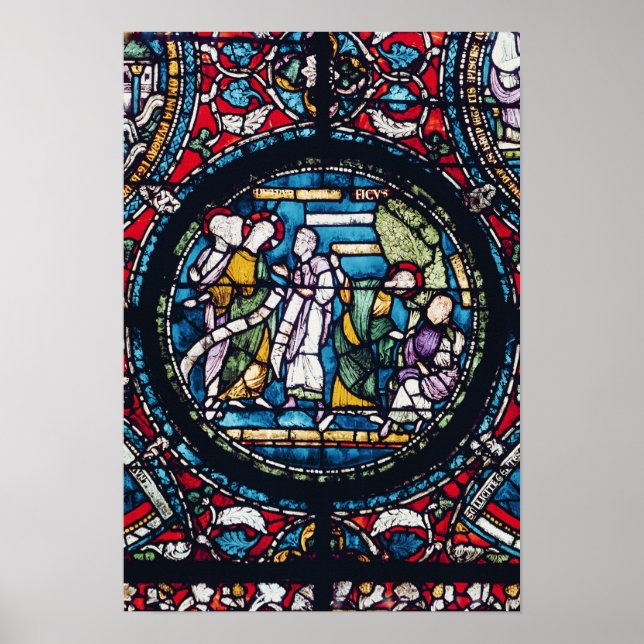 Roundel, die die Parabel der Feigenbaume abbildet Poster (Vorne)