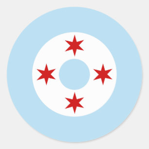 Roundel (Fighter Wing) Runder Aufkleber