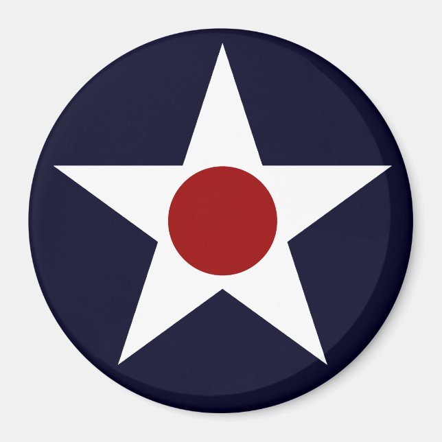 Roundel für Militärflugzeuge - 241102-K Magnet (Vorne)
