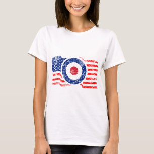 Roundel Mod USA Target Scooter T-Shirt
