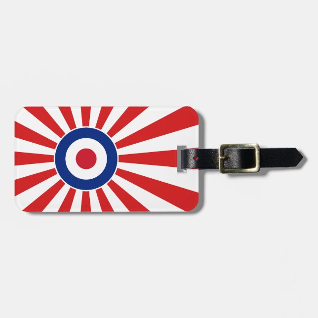 Roundel Target Mod JAPAN Zielmotorroller Gepäckanhänger (Vorderseite horizontal)
