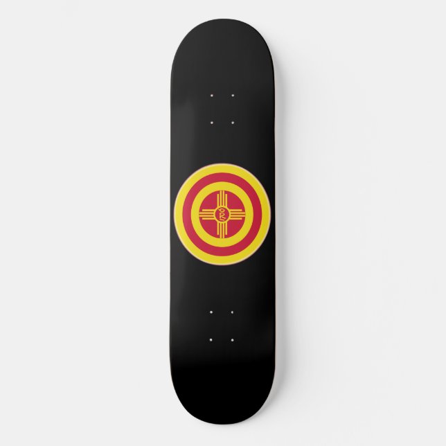 Roundel von Albuquerque Skateboard (Vorderseite)