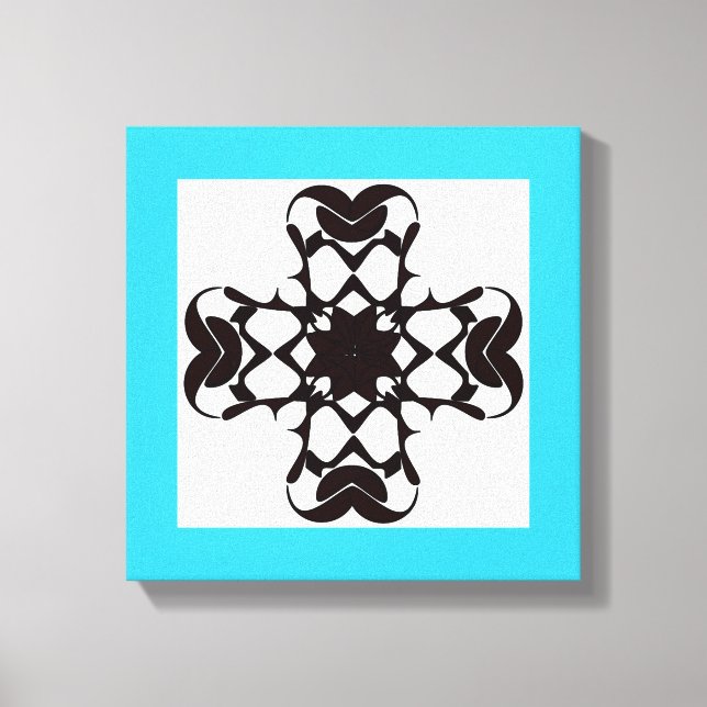 ROUNTER KREUZ LEINWANDDRUCK (Vorderseite)