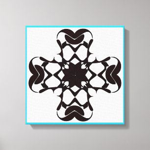 ROUNTER KREUZ LEINWANDDRUCK