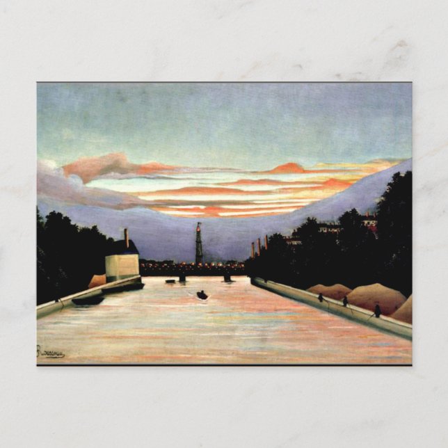 Rousseau - Der Eiffelturm, schöne Kunst Postkarte (Vorderseite)