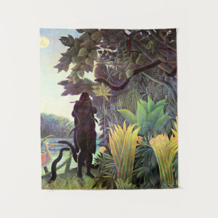 Rousseau - Der Schlangenbeschwörer Wandteppich