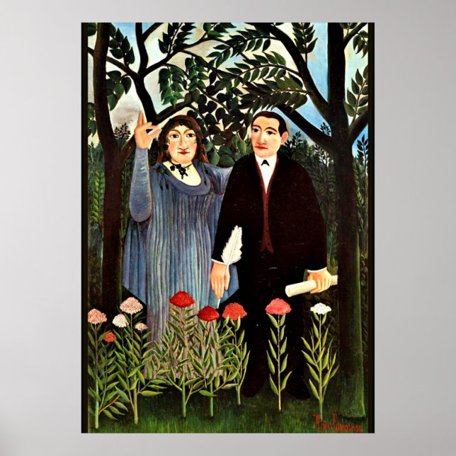 Rousseau - Die Maus Inspiriere den Dichter Poster (Vorne)