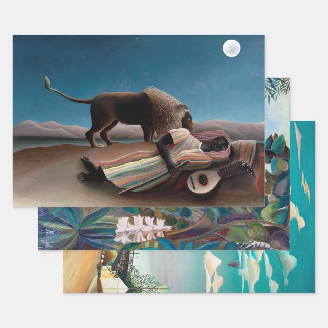 Rousseau Geschenkpapier Set (Set)