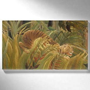 Rousseau Jungle Tropical Tiger Art Namenschild
