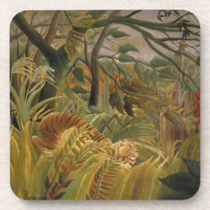 Rousseau’s Tiger Achterbahnen Untersetzer