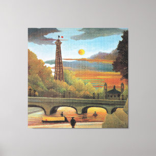 Rousseau - Seine- und Eiffelturm Leinwanddruck