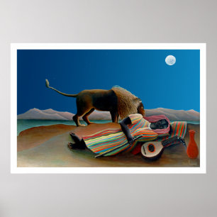 Rousseau - The Sleeping Sinti und Roma - Vintag Cl Poster