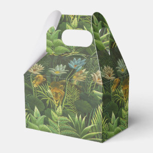 Rousseau Tropischer Jungle Löwenmalerei Geschenkschachtel