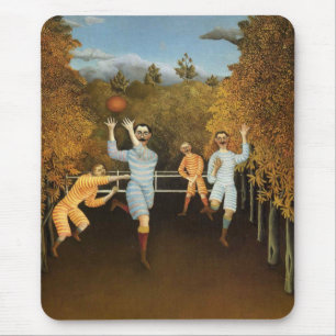 Rousseaus Fußball-Spieler-Mousepad Mousepad