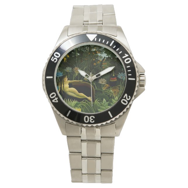Rousseaus Kunstuhren "Der Traum" Armbanduhr (Vorderseite)