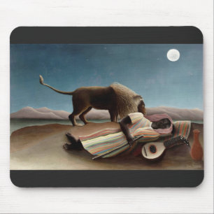 Rousseaus Schlafende Zigeunerin-Mauspad Mousepad