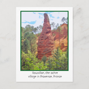ROUSSILLON, OCKERDORF, PROVENCE, FRANKREICH POSTKARTE