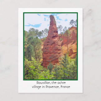 ROUSSILLON, OCKERDORF, PROVENCE, FRANKREICH POSTKARTE