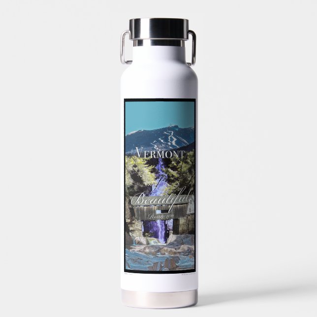 Route 100, Vermont Trinkflasche (Vorne)