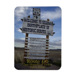 Route 66 - 100 - 100 Jahre alt 1026 - 2026 Magnet